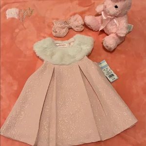 Pink Formal Dress w/ White Top